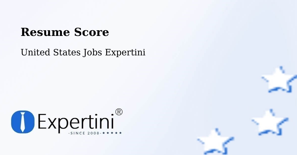 Resume Score & Job Description Match Tool – Rye - United States Jobs Expertini