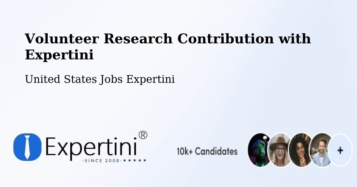 Volunteer Research Contribution Program – Rye - United States Jobs Expertini
